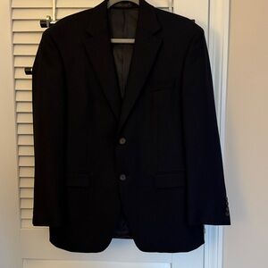 Ralph Lauren Mens Wool Navy Blazer Size 38S Two Button Formal Business Career